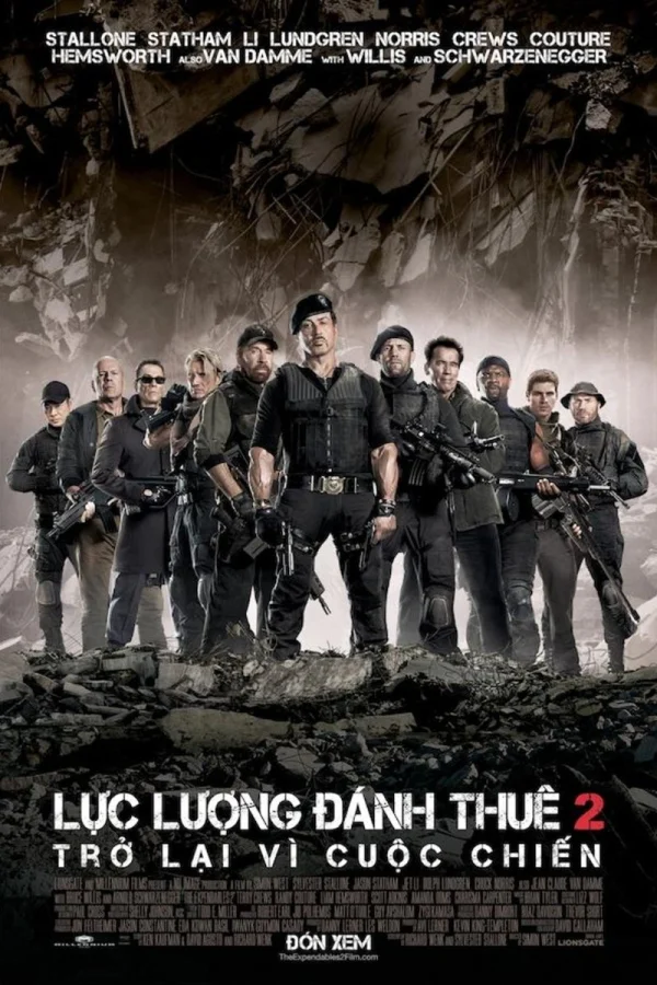 Biệt Đội Đánh Thuê 2 - The Expendables 2 (2012) Biệt Đội Đánh Thuê 2 - The Expendables 2 (2012)